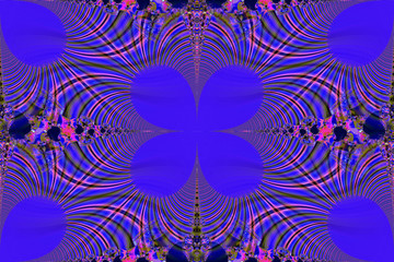 Seamless abstract pattern. Fractal pattern. Computer fractal graphics. Background. Surreal © Elena Potasheva