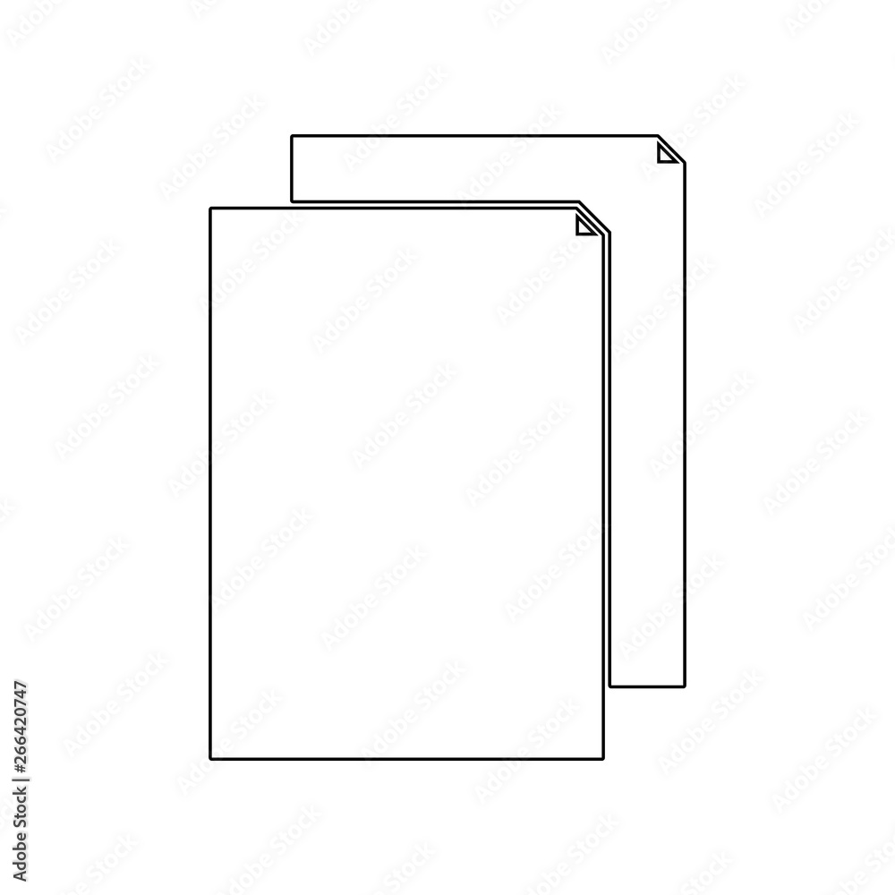 Aufkleber sheets icon. element of web for mobile concept and web apps icon. outline, thin line icon for websit
