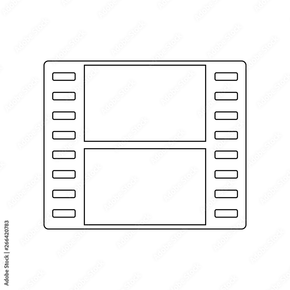 Aufkleber camera roll icon. element of web for mobile concept and web apps icon. outline, thin line icon for w