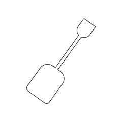 shovel icon. Element of web for mobile concept and web apps icon. Outline, thin line icon for website design and development, app development