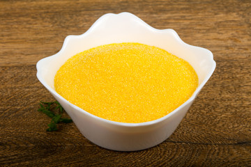 Raw polenta