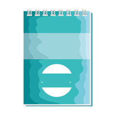 paper notepad isolated icon