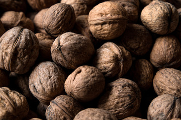 tasty walnuts background