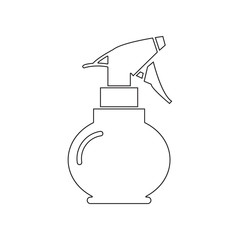 water spray icon. Element of beauty salon for mobile concept and web apps icon. Outline, thin line icon for website design and development, app development