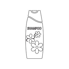 shampoo icon. Element of beauty salon for mobile concept and web apps icon. Outline, thin line icon for website design and development, app development