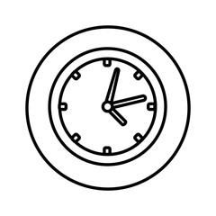 time clock isolated icon