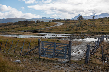 A very old gate near to Harberton ranch