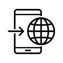 internet - globe icon