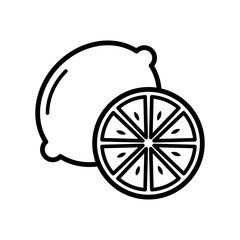 lemon - fruit icon