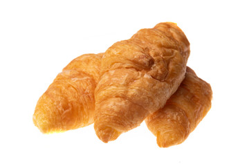 Croissant isolated on white background