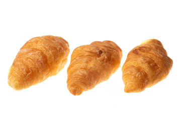 Croissant isolated on white background
