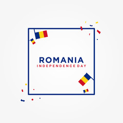 Romania Independence Day Vector Design