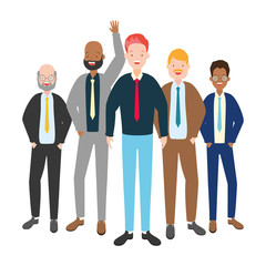 group people men diversity