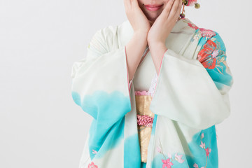 振袖の女性