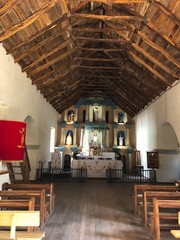 interior of atacama`s church