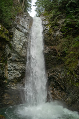 Obraz na płótnie Canvas waterfall in deep forest