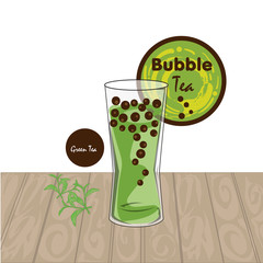 bubble tea graphic cup