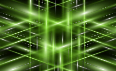Background image with light green flares.