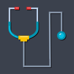 Stethoscope vector illustration