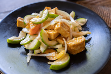 Thai style fried tofu