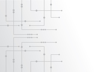 Abstract geometric connect lines and dots.Simple technology graphic background.Illustration Vector design Network and Connection concept.