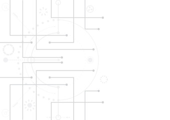 Abstract geometric connect lines and dots.Simple technology graphic background.Illustration Vector design Network and Connection concept.