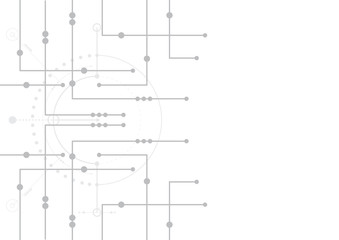 Abstract geometric connect lines and dots.Simple technology graphic background.Illustration Vector design Network and Connection concept.