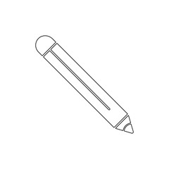 edit pen pencil outline icon. Signs and symbols can be used for web, logo, mobile app, UI, UX