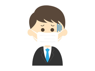 マスクを付けた人