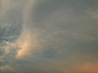 Beautiful blue sky and white cloud background.