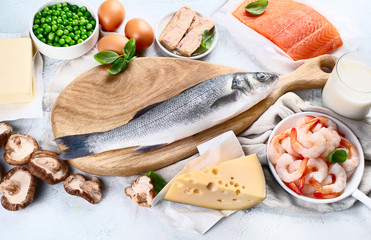 Foods rich in natural vitamin D