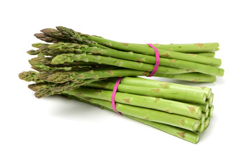Asparagus on a white background