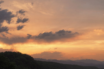 sunset sky