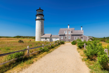 Fototapeta na wymiar Highland Lighthouse on Cape Cod, Massachusetts, USA.