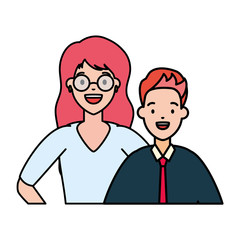Fototapeta premium diversity people characters