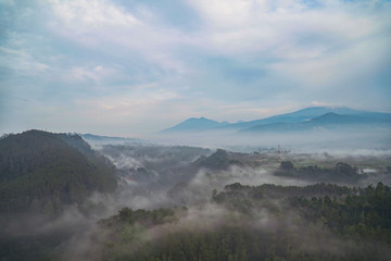 view of mountains