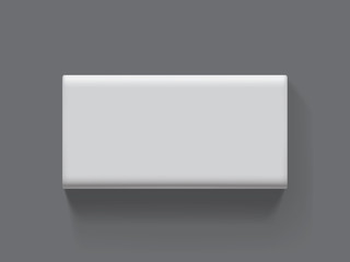 paper packaging box on dark background mock up