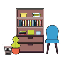 office bookshelf chair