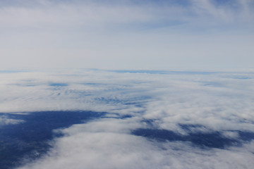 Sky view from the plane