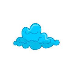 Cloud Blue Design Graphic Template Vector