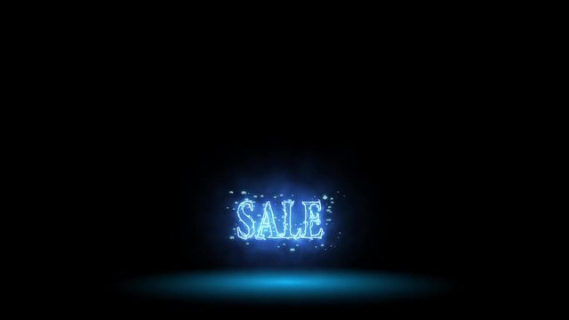Neon hot sale sign. Seamless loop
