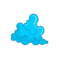 Cloud Blue Design Graphic Template Vector