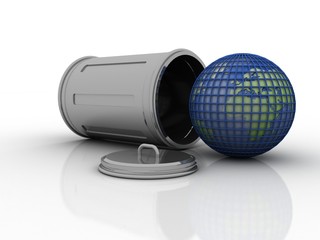 3d illustration Network community concept . Mixed media