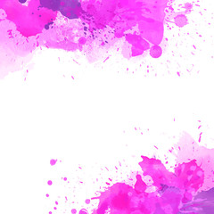 Bright colorful abstract vector watercolor background