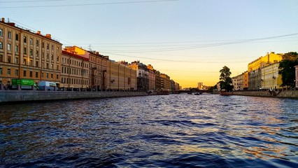 Neva channels, Saint Petersburg 