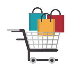 shopping concept cartoon