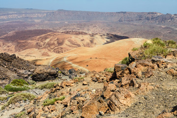 Montana Blanca in Teide National Park, Tenerife, Canary Islands, Spain