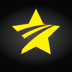 Star Icon vector. Rating symbol for web design - Vector