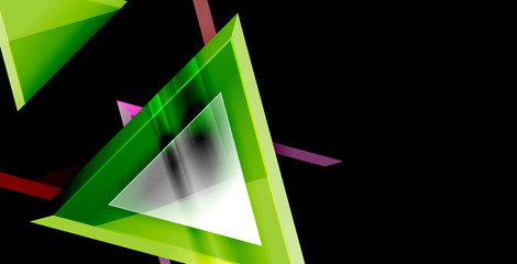 Triangle abstract background