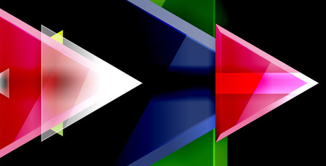 Triangle abstract background